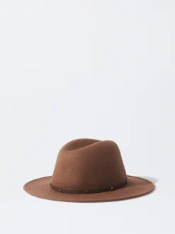 PARFOIS Sombrero De Lana Camel Cheap