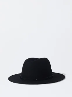 PARFOIS Sombrero De Lana Negro Cheap