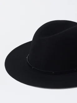 PARFOIS Sombrero De Lana Negro Cheap
