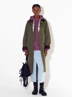 PARFOIS Sudadera Algod&oacute;n Com Capucha Burdeos Flash Sale