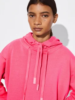 PARFOIS Sudadera Algod&oacute;n Con Capucha Fucsia Cheap