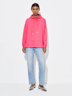 PARFOIS Sudadera Algod&oacute;n Con Capucha Fucsia Cheap