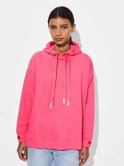PARFOIS Sudadera Algod&oacute;n Con Capucha Fucsia Cheap