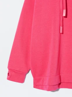 PARFOIS Sudadera Algod&oacute;n Con Capucha Fucsia Cheap