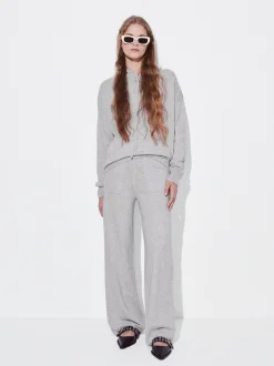 PARFOIS Sudadera Con Capucha 100% Cashmere Gris Store