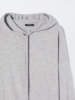 PARFOIS Sudadera Con Capucha 100% Cashmere Gris Store