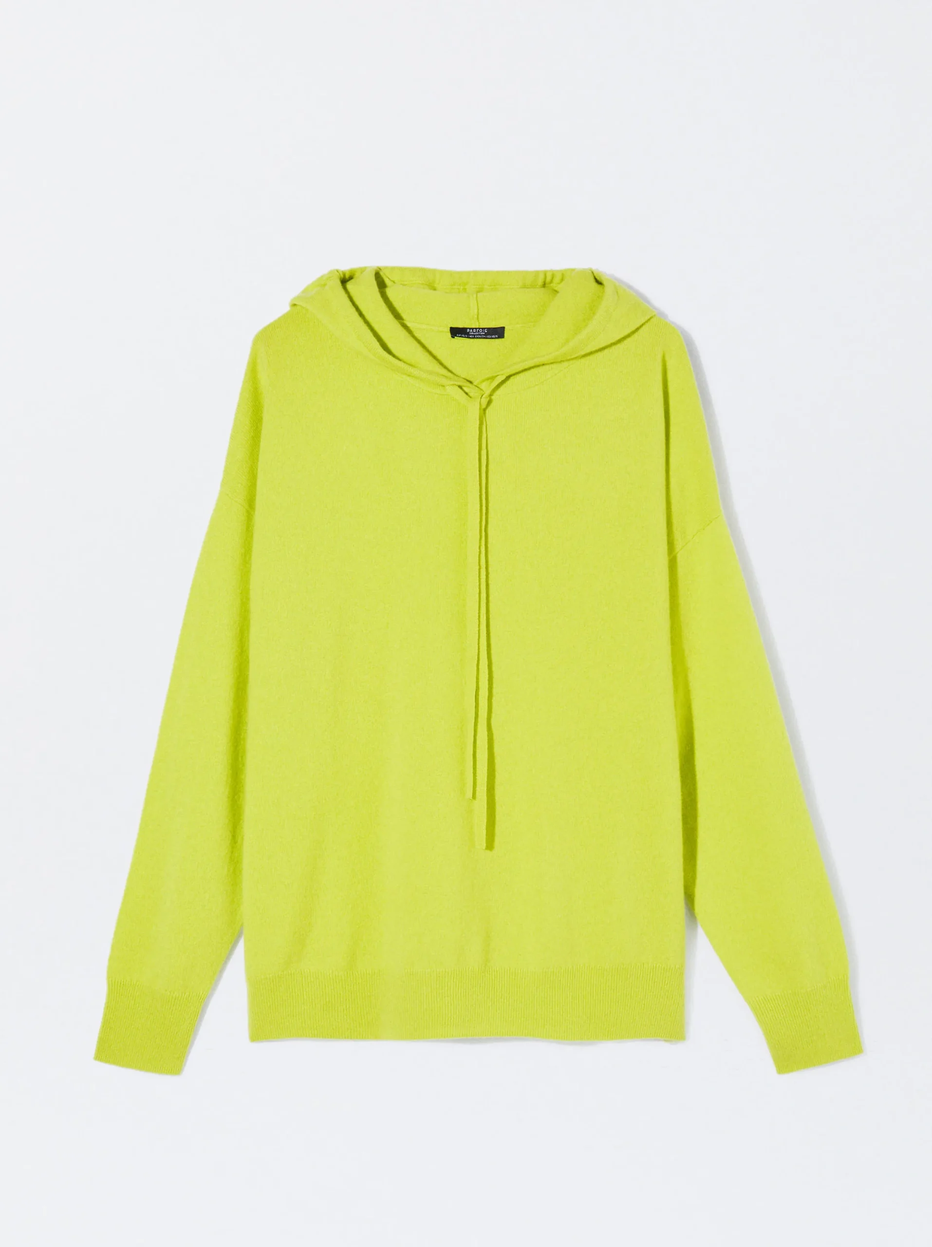 PARFOIS Sudadera Con Capucha 100% Cashmere Amarillo Hot