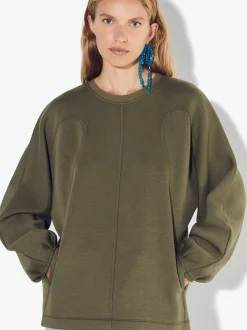 PARFOIS Sudadera De Algod&oacute;n Caqui Online