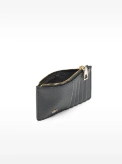 PARFOIS Tarjetero B&aacute;sico Negro Cheap