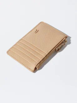 PARFOIS Tarjetero B&aacute;sico Beige Cheap