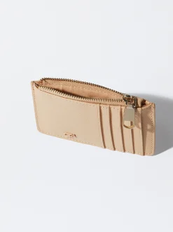 PARFOIS Tarjetero B&aacute;sico Beige Cheap
