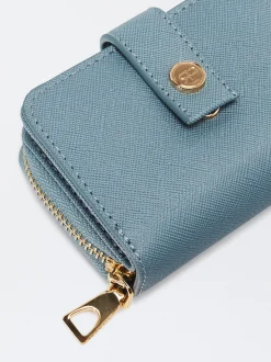 PARFOIS Tarjetero B&aacute;sico Azul New
