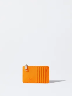 PARFOIS Tarjetero B&aacute;sico Naranja New