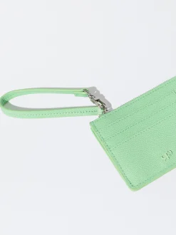 PARFOIS Tarjetero Con Asa De Mano Verde Online