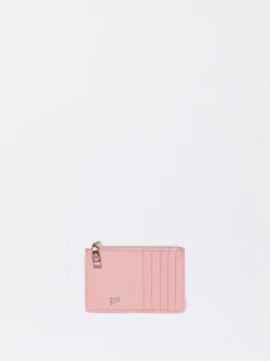PARFOIS Tarjetero Liso Rosa Cheap