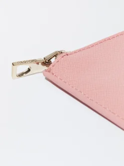PARFOIS Tarjetero Liso Rosa Cheap