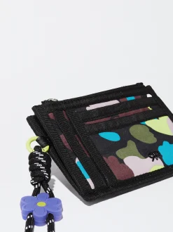 PARFOIS Tarjetero Nylon Estampado Multicor Best Sale
