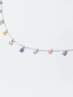 PARFOIS Tobillera Con Piedra Multicor Store