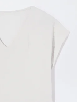 PARFOIS Top Algod&oacute;n Con Estructura Blanco Cheap