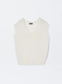 PARFOIS Top B&aacute;sico Algod&oacute;n Beige Outlet
