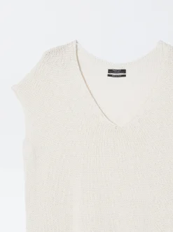 PARFOIS Top B&aacute;sico Algod&oacute;n Beige Outlet