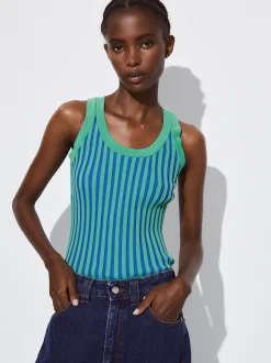 PARFOIS Top Canal&eacute; Azul Discount