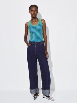 PARFOIS Top Canal&eacute; Azul Discount