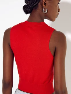PARFOIS Top De Punto Rojo Cheap