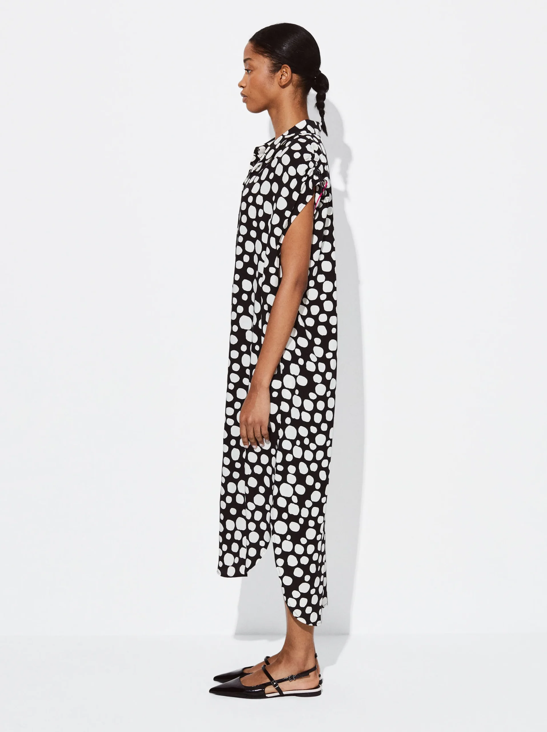 PARFOIS Vestido Camisero Estampado Multicor Sale