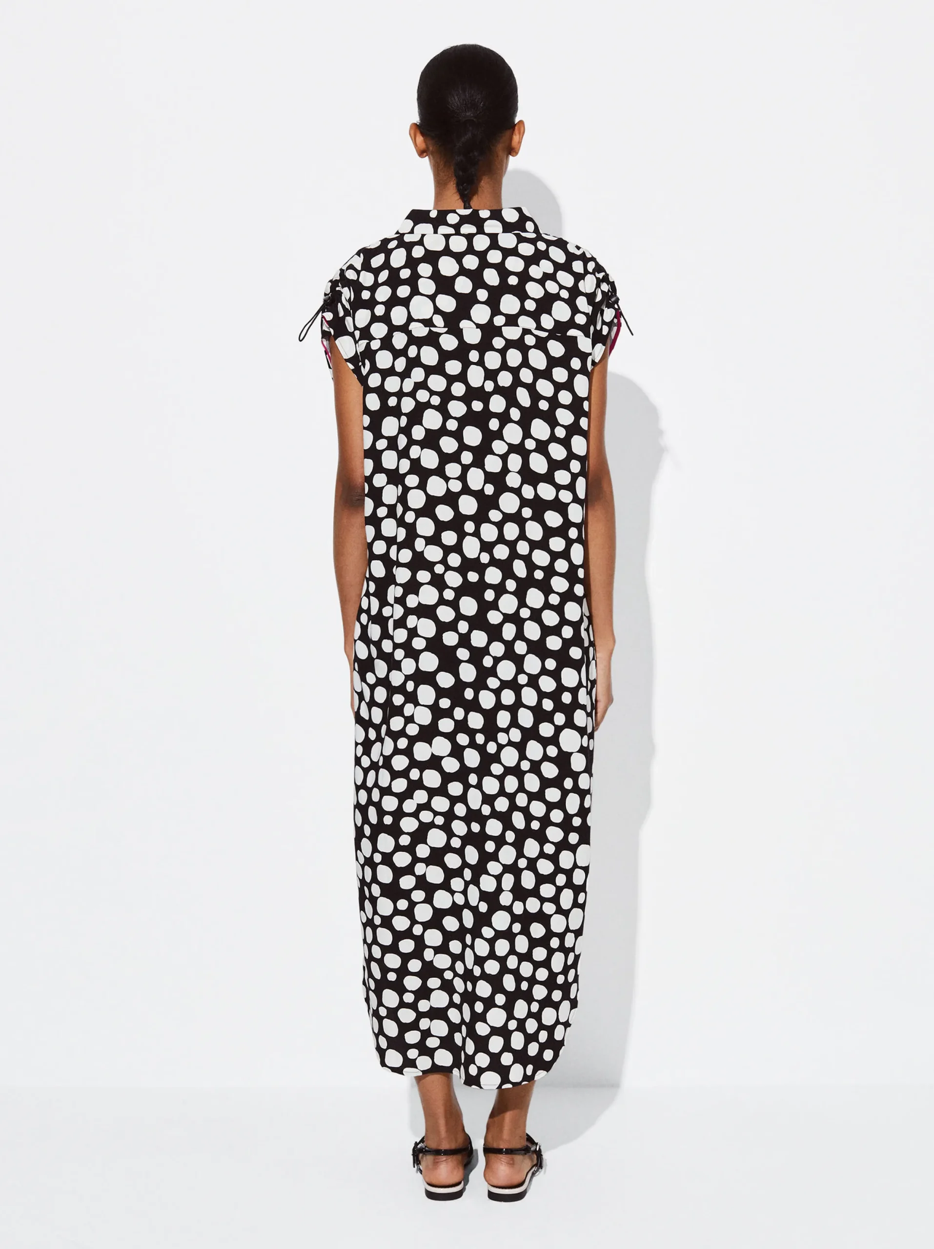 PARFOIS Vestido Camisero Estampado Multicor Sale