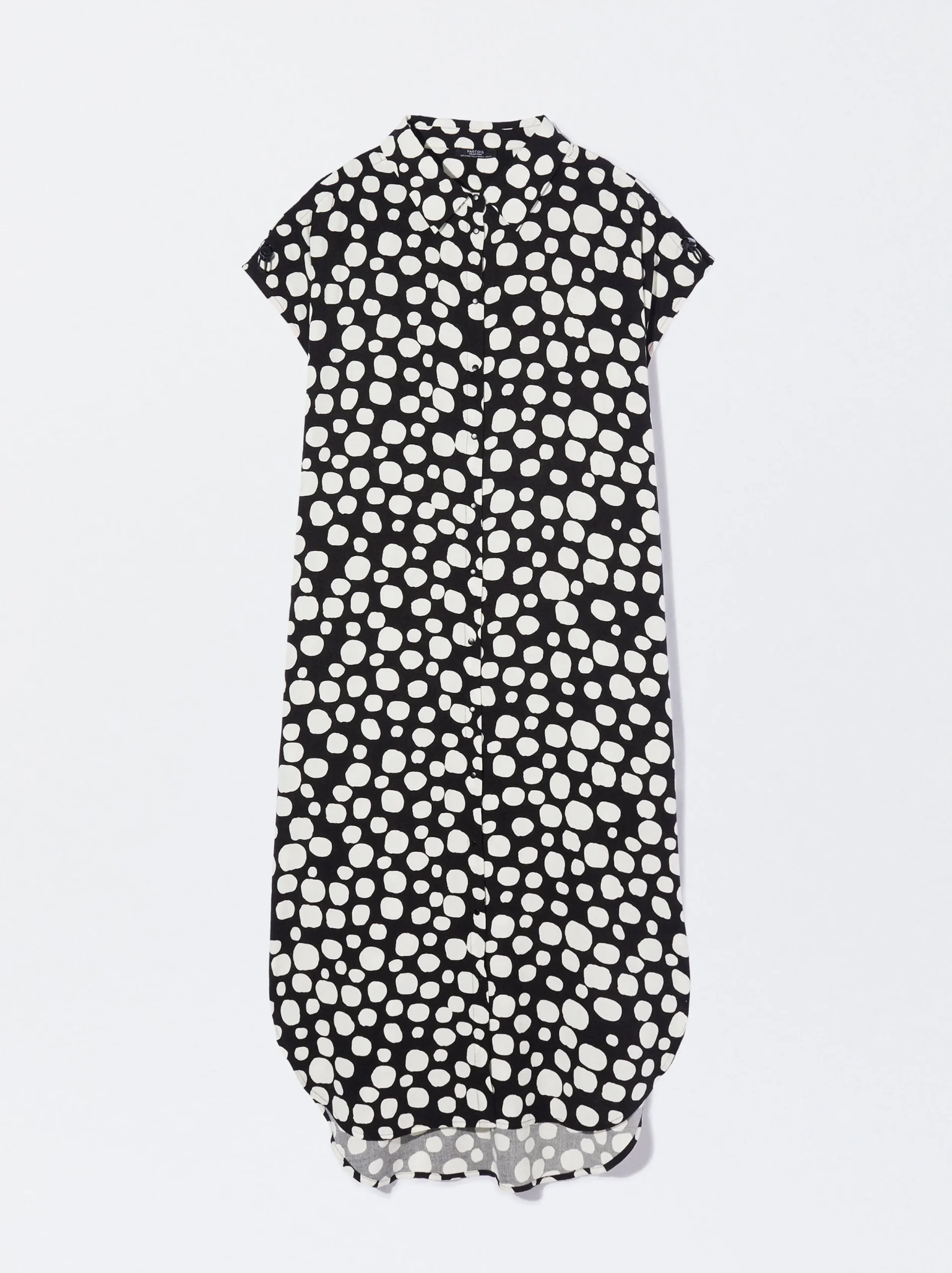 PARFOIS Vestido Camisero Estampado Multicor Sale