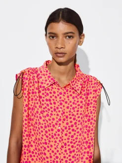 PARFOIS Vestido Camisero Estampado Multicor Clearance