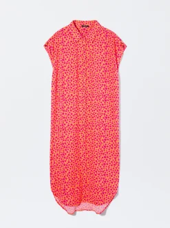 PARFOIS Vestido Camisero Estampado Multicor Clearance