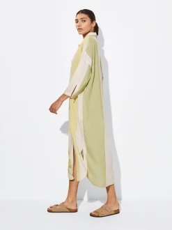 PARFOIS Vestido Camisero Estampado Multicor Clearance