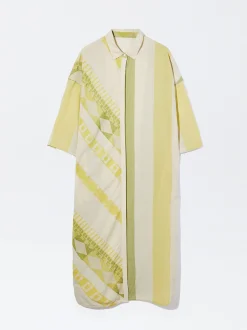 PARFOIS Vestido Camisero Estampado Multicor Clearance