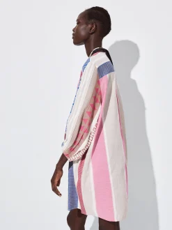 PARFOIS Vestido Camisero Estampado Multicor Hot