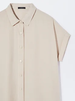 PARFOIS Vestido Camisero Lyocell Beige Store