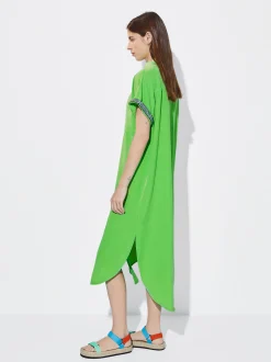 PARFOIS Vestido Camisero Lyocell Verde Best Sale