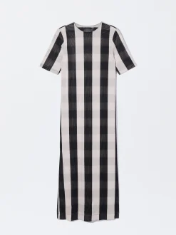 PARFOIS Vestido Largo A Rayas Multicor Fashion