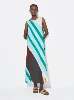 PARFOIS Vestido Largo Estampado Multicor Clearance