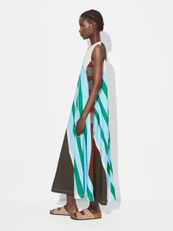 PARFOIS Vestido Largo Estampado Multicor Clearance
