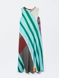 PARFOIS Vestido Largo Estampado Multicor Clearance