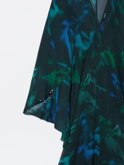 PARFOIS Vestido Largo Estampado Multicor Clearance