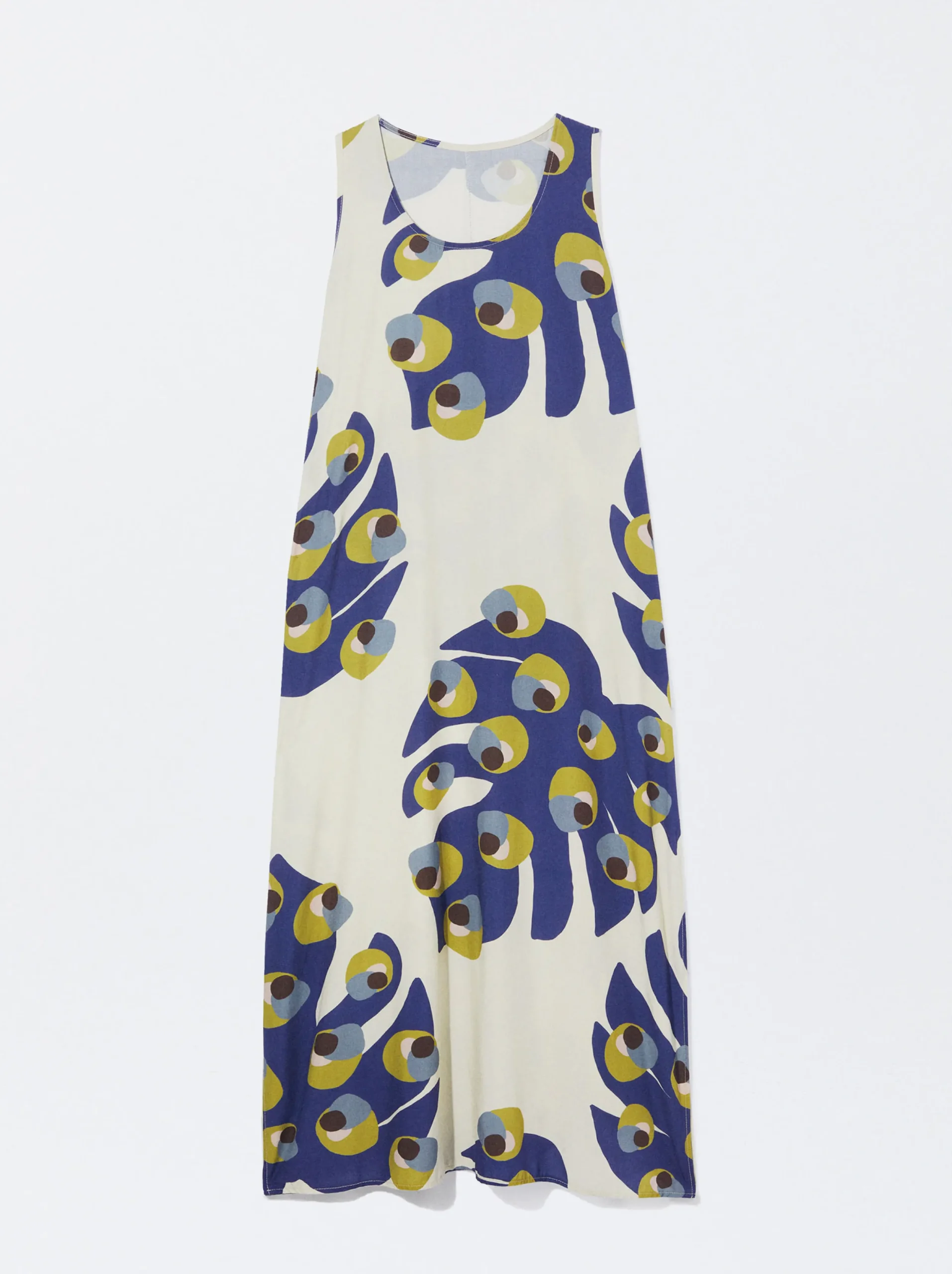 PARFOIS Vestido Largo Estampado Multicor Flash Sale