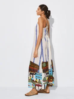 PARFOIS Vestido Modal Estampado Multicor Clearance