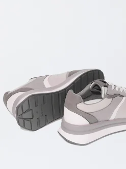 PARFOIS Zapatillas Deportivas Combinadas Gris Sale