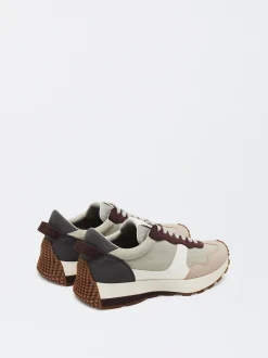 PARFOIS Zapatillas Deportivas Combinadas Gris Flash Sale