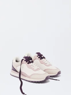 PARFOIS Zapatillas Deportivas Combinadas Beige Clearance