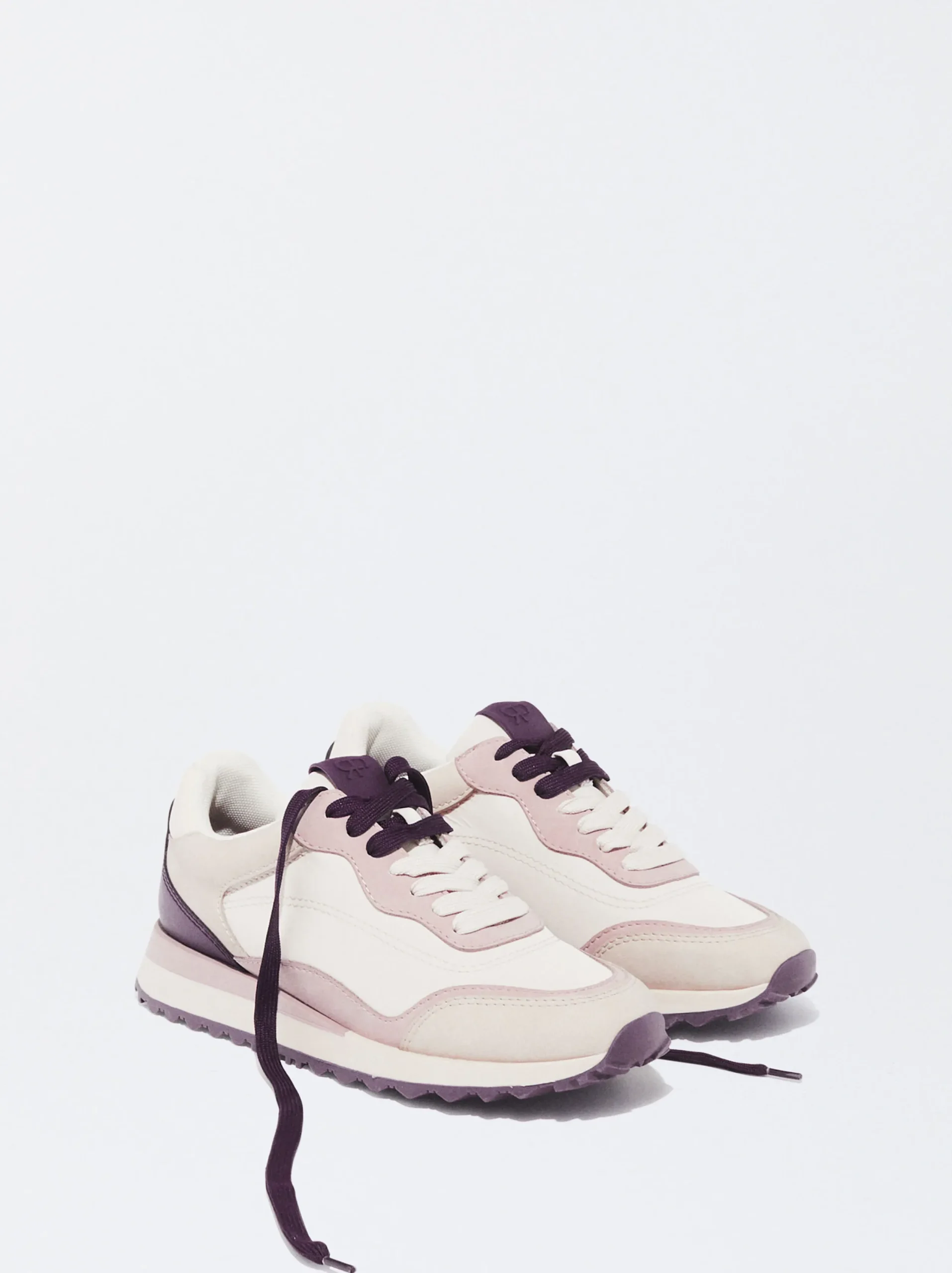 PARFOIS Zapatillas Deportivas Combinadas Beige Clearance