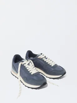 PARFOIS Zapatillas Running Combinadas Azul Marino Flash Sale